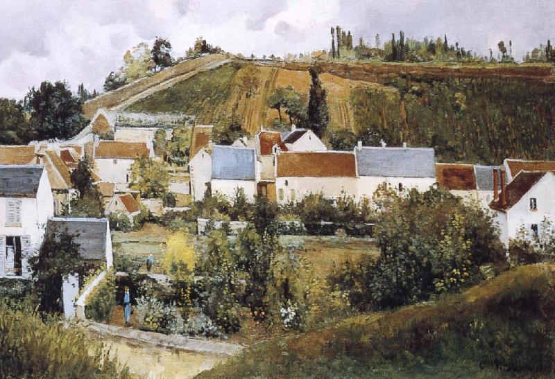 Camille Pissarro Pang plans Schwarz, tiare slopes Sweden oil painting art